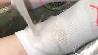 BEST WET SOCK FETISH COMPILATION (30 PAIRS)