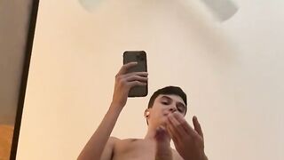 POV Jock Jerk off and Huge Cumshot