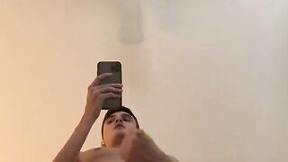 POV Jock Jerk off and Huge Cumshot