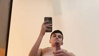 POV Jock Jerk off and Huge Cumshot