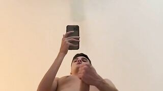 POV Jock Jerk off and Huge Cumshot