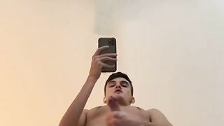 POV Jock Jerk off and Huge Cumshot