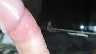 Late night masturbation big cock cumshot