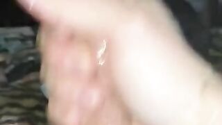 Late night masturbation big cock cumshot