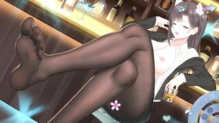 Cute Honey 2 Cat-girl Game sexy girl flirts in a bar