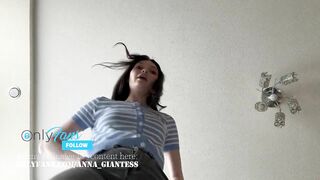 Giantess | I will crush you with my wet soles