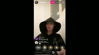 INSTASAMKA SHOW HER PUSSY AND ASS IN INSTAGRAM LIVE