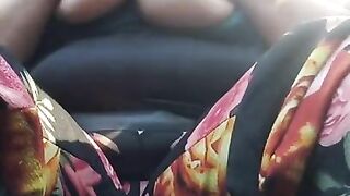 BBW Pov in driver car