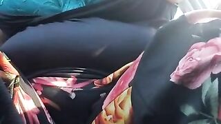 BBW Pov in driver car