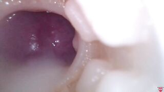 Super cum in vagina. Excellent internal camera