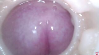 Super cum in vagina. Excellent internal camera