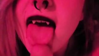 Hot Succubus Girl Licks Your Dick