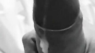 Pulsating Pierced Cock Solo Cumshot