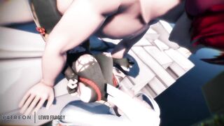 Genshin Impact - Shenhe Daily Reward Missionary [UNCENSORED HENTAI 4K MMD]