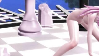 【MMD】Mr Kanon - Checkmate (Comparison of boobs)【R-18】