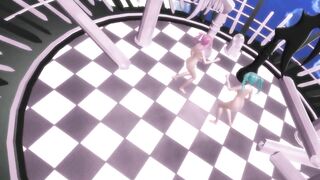 【MMD】Mr Kanon - Checkmate (Comparison of boobs)【R-18】