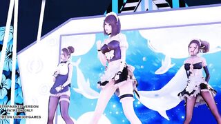 [MMD] Hurly burly Sexy Maid Hot Dance 4K 60FPS