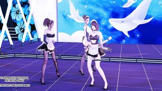 [MMD] Hurly burly Sexy Maid Hot Dance 4K 60FPS