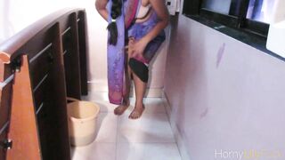 Big Boobs Tamil Maid With Cleaning House While Getting Filmed Naked In Indian Desi Porn