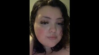 POV BBC gets sucked and fucks a teen BBW after eating her pussy (@m1cahr4y on onlyfans and snapchat)