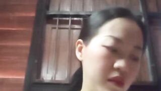 Chinese girl alone at home 40