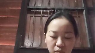 Chinese girl alone at home 41