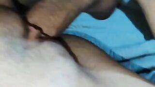 wife riding and taking cum in the pussy