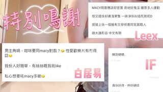 MacyChan 多人運動 港女 香港onlyfans 感謝片 7月 生如夏花之絢爛 Hong Kong AV Orgy Thanks All Fans