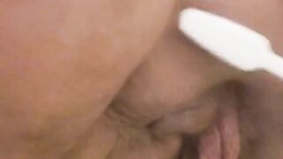 Toothbrush masturbating preview