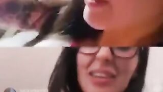 Instagram Live Licking Pussy