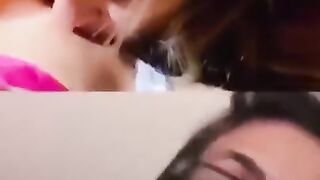 Instagram Live Licking Pussy