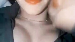 Cum on Girlfriend Face with Instagram Filter!