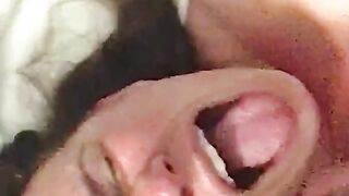 Cheating Wife from Maine getting a Nasty Cum Facial