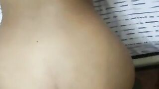 HUGE CUMSHOT ON PUSSY for my petite girlfriend