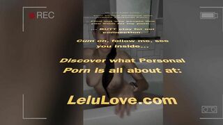 Watch me shampoo my hair in bathtub while talking dirty to you with hairjob JOI about CUMditioner shampoo & more - Lelu Love