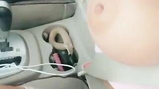 Handjob in the car