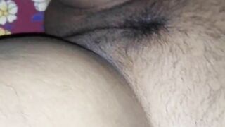 Indian Stepmom beautiful hairy pussy.