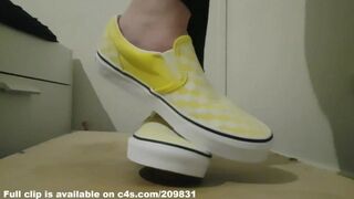 VANS Slip-on Cock Crush and Cum