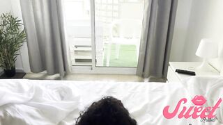 Vacances sodomie en Espagne pour Jasmine - SweetArabic brunette anal sex