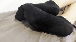 Feet tease & socks removal