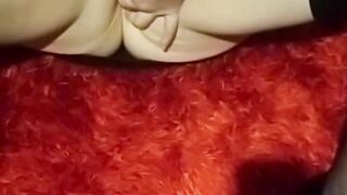 Fingering my pussy and ass using sex toy