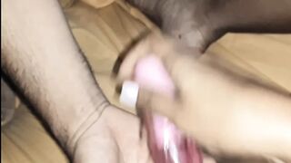 Joint Masturbation ends with a double penetration in the room of the house (Vertical) vertical video by Ultimopolvo