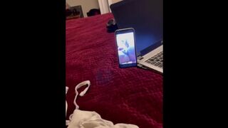 BBC Cum’s All Over Granny's Bed ???????? while watching Porn a Fan Sent ‼️