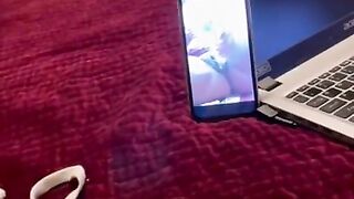 BBC Cum’s All Over Granny's Bed ???????? while watching Porn a Fan Sent ‼️