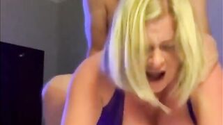 Busty Blonde Cumming really Hard together