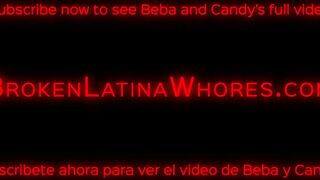 Beautiful Latinas Beba and Candy Suffer Together