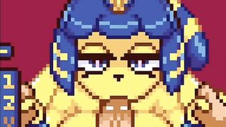 Neko Touch DX pixel art blowjob