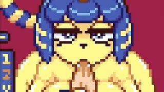 Neko Touch DX pixel art blowjob