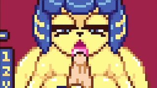 Neko Touch DX pixel art blowjob