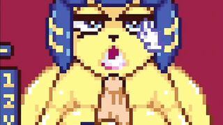 Neko Touch DX pixel art blowjob